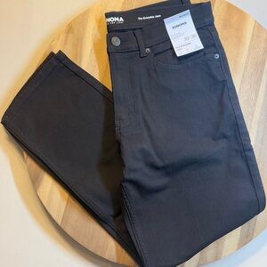 NWT Sonoma Men's Size 32x30 The Everyday Jean Black Regular Fit